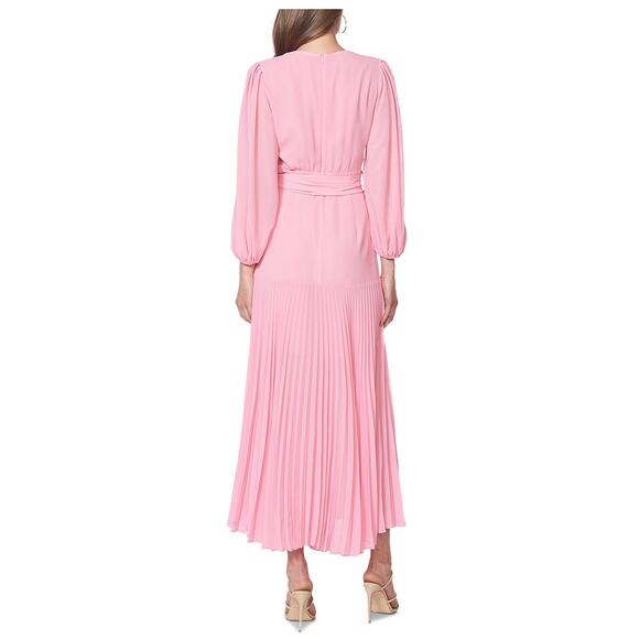 BARDOT DAYTONA LONG SLEEVE Garden MAXI DRESS IN VINTAGE PINK size small - Picture 2 of 16